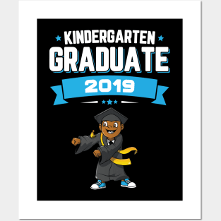 Flossing Kindergarten Graduate Class Of 2019 Boys Posters and Art